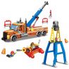 Kazi KY80523 80523 non  XE ĐẦU KÉO CỨU HỘ THỦY LỰC 1 ĐẾN 2 bộ đồ chơi xếp lắp ráp ghép mô hình Fire Rescure FIRE RESCUE Cứu Hỏa 405 khối