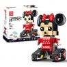MouldKing 13042 Mould King 13042 non  CHUỘT MIMI CÓ BÁNH XE DI CHUYỂN bộ đồ chơi xếp lắp ráp ghép mô hình Walking Brick WALKING BRICK MIMI-MOUSE Búp Bê Biết Đi 399 khối