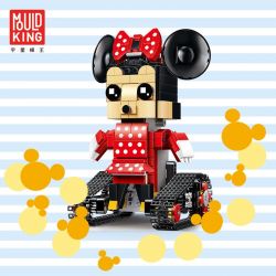 MOULDKING 13042 Xếp hình kiểu Lego WALKING BRICK Walking Brick Mimi-Mouse Fang Hengbao Fang Tianmei Chuột Mimi Có Bánh Xe Di Chuyển 399 khối