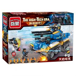 Enlighten 2713 Qman 2713 Xếp hình kiểu Lego THE HIGH-TECH ERA Technology Era I Tianqi Tank Xe Tăng Công Nghệ Cao 398 khối