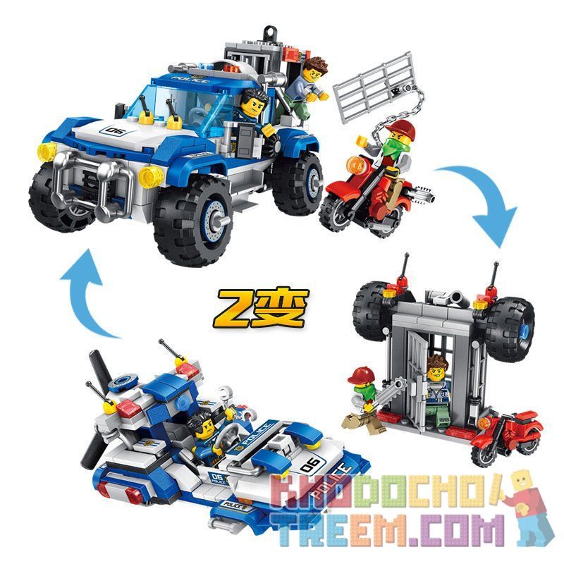 PanlosBrick 681004B Panlos Brick 681004B non  XE BÁN TẢI CỦA CẢNH SÁT bộ đồ chơi xếp lắp ráp ghép mô hình Police 398 khối PanlosBrick 681004B Panlos Brick 681004B non  XE BÁN TẢI CỦA CẢNH SÁT bộ đồ chơi xếp lắp ráp ghép mô hình Police 398 khối