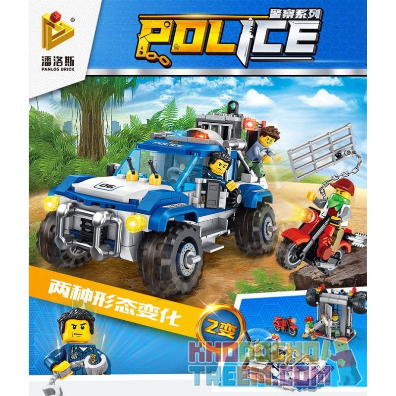 PanlosBrick 681004B Panlos Brick 681004B non  XE BÁN TẢI CỦA CẢNH SÁT bộ đồ chơi xếp lắp ráp ghép mô hình Police 398 khối PanlosBrick 681004B Panlos Brick 681004B non  XE BÁN TẢI CỦA CẢNH SÁT bộ đồ chơi xếp lắp ráp ghép mô hình Police 398 khối