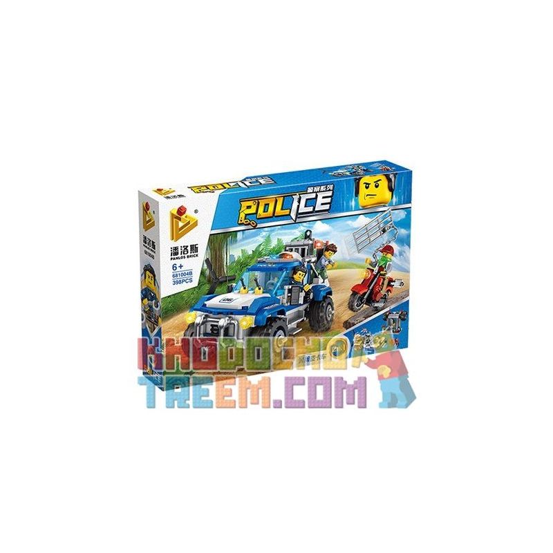 PanlosBrick 681004B Panlos Brick 681004B non  XE BÁN TẢI CỦA CẢNH SÁT bộ đồ chơi xếp lắp ráp ghép mô hình Police 398 khối PanlosBrick 681004B Panlos Brick 681004B non  XE BÁN TẢI CỦA CẢNH SÁT bộ đồ chơi xếp lắp ráp ghép mô hình Police 398 khối