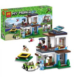 LELE 33078 Xếp hình kiểu Lego MINECRAFT MY WORLD Modern Single-family 3in1 Ngôi Nhà Hiện đại 3 Trong 1 396 khối