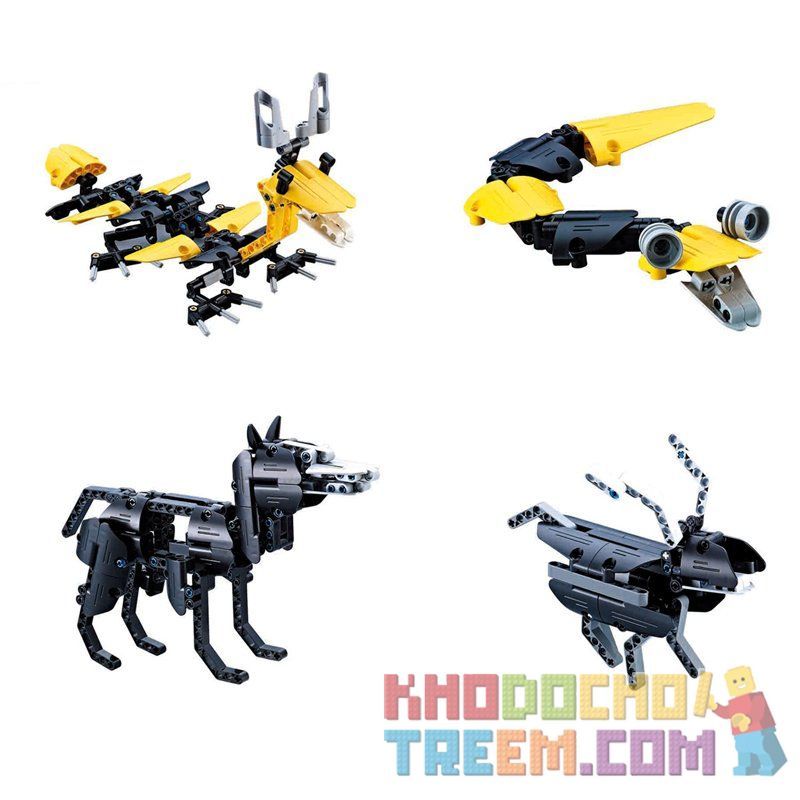 DOUBLEE CADA C53010 53010 non  BIẾN DẠNG CUNG HOÀNG ĐẠO bộ đồ chơi xếp lắp ráp ghép mô hình  CHINESE ZODIAC Kỹ Thuật Công Nghệ Cao Mô Hình Phương Tiện 395 khối