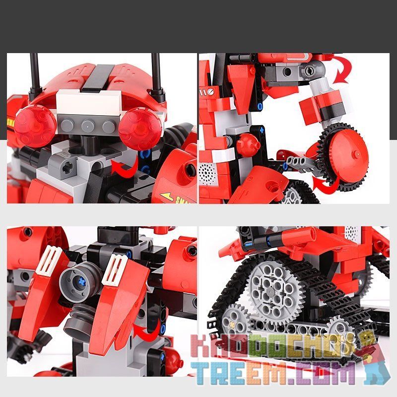 MouldKing 13001 Mould King 13001 non  ROBOT ĐIỀU KHIỂN TỪ XA bộ đồ chơi xếp lắp ráp ghép mô hình Walking Brick SMART BUILD CREATIVE PLAY Búp Bê Biết Đi 395 khối