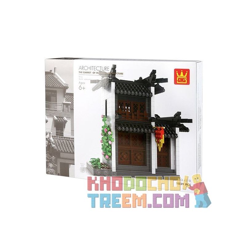 DR.LUCK 4310 WANGE 4310 Xếp hình kiểu Lego CREATOR The Garret Of Hui-style Architecture Nhà gác xép kiểu Trung Hoa 1039 khối DR.LUCK 4310 WANGE 4310 Xếp hình kiểu Lego CREATOR The Garret Of Hui-style Architecture Nhà gác xép kiểu Trung Hoa 1039 khối