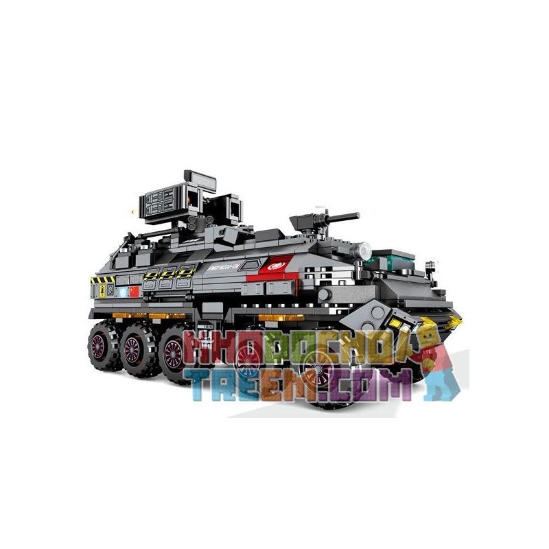 SEMBO 107005 Xếp hình kiểu Lego THE WANDERING EARTH Military Truck Xe tải quân sự 811 khối SEMBO 107005 Xếp hình kiểu Lego THE WANDERING EARTH Military Truck Xe tải quân sự 811 khối