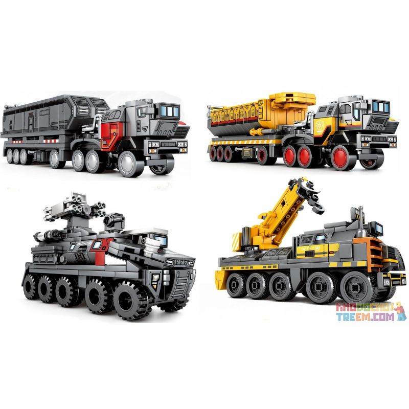 SEMBO 107001 107002 107003 107004 Xếp hình kiểu Lego THE WANDERING EARTH Cargotruck-Iron OreTruck Cargotruck-Transport Truck Engineering Truck Military Truck CN171-11 Box Carrier CN114-03 Small CN171 SEMBO 107001 107002 107003 107004 Xếp hình kiểu Lego THE WANDERING EARTH Cargotruck-Iron OreTruck Cargotruck-Transport Truck Engineering Truck Military Truck CN171-11 Box Carrier CN114-03 Small CN171