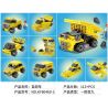 Kazi KY80460 80460 non  MÁY MÓC CÔNG TRƯỜNG bộ đồ chơi xếp lắp ráp ghép mô hình Creator CONSTRUCTION Sáng Tạo 905 khối