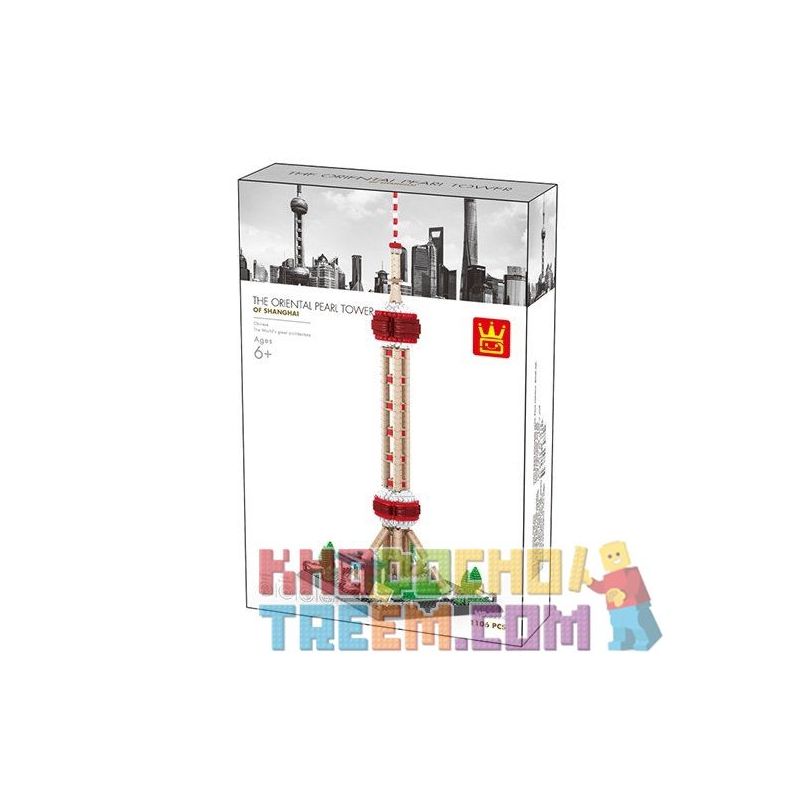 WANGE 5224 non  THÁP HÒN NGỌC PHƯƠNG ĐÔNG bộ đồ chơi xếp lắp ráp ghép mô hình Creator THE ORIENTAL PEARL TOWER-CHINA Sáng Tạo 1109 khối WANGE 5224 non  THÁP HÒN NGỌC PHƯƠNG ĐÔNG bộ đồ chơi xếp lắp ráp ghép mô hình Creator THE ORIENTAL PEARL TOWER-CHINA Sáng Tạo 1109 khối