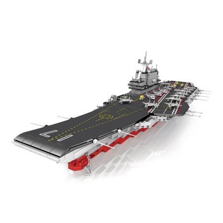 Kazi KY10003 10003 non  TÀU SÂN BAY tỷ lệ 1:340 bộ đồ chơi xếp lắp ráp ghép mô hình Creator Sáng Tạo 2126 khối