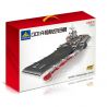 Kazi KY10003 10003 non  TÀU SÂN BAY tỷ lệ 1:340 bộ đồ chơi xếp lắp ráp ghép mô hình Creator Sáng Tạo 2126 khối