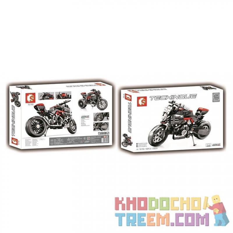 SEMBO 701703 non  MÔ TÔ DUCATI bộ đồ chơi xếp lắp ráp ghép mô hình  TECHNIQUE DUCATI MOTOR Kỹ Thuật Công Nghệ Cao Mô Hình Phương Tiện 702 khối SEMBO 701703 non  MÔ TÔ DUCATI bộ đồ chơi xếp lắp ráp ghép mô hình  TECHNIQUE DUCATI MOTOR Kỹ Thuật Công Nghệ Cao Mô Hình Phương Tiện 702 khối