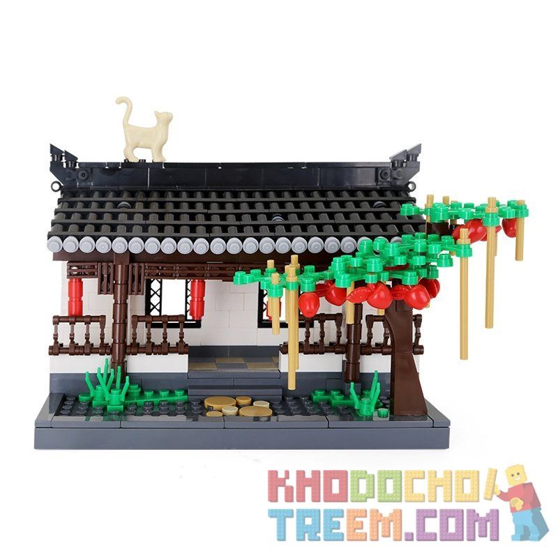 WANGE 3312 non  HÀNH LANG KIỂU TRUNG HOA bộ đồ chơi xếp lắp ráp ghép mô hình Creator THE CORRIDOR OF HUI-STYLE ARCHITECTURE Sáng Tạo 506 khối WANGE 3312 non  HÀNH LANG KIỂU TRUNG HOA bộ đồ chơi xếp lắp ráp ghép mô hình Creator THE CORRIDOR OF HUI-STYLE ARCHITECTURE Sáng Tạo 506 khối