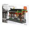 WANGE 3312 non  HÀNH LANG KIỂU TRUNG HOA bộ đồ chơi xếp lắp ráp ghép mô hình Creator THE CORRIDOR OF HUI-STYLE ARCHITECTURE Sáng Tạo 506 khối