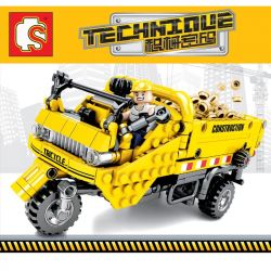 SEMBO 701350 non  XE TẢI 3 BÁNH bộ đồ chơi xếp lắp ráp ghép mô hình  TECHNIQUE Kỹ Thuật Công Nghệ Cao Mô Hình Phương Tiện 491 khối