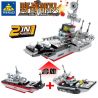 Kazi KY84067 84067 non  TÀU CHIẾN XUỒNG CAO TỐC XE RÀ MÌN BỌC THÉP TIÊM KÍCH TRỰC THĂNG ĐẤU bộ đồ chơi xếp lắp ráp ghép mô hình Field Army Chiến Trường 672 khối