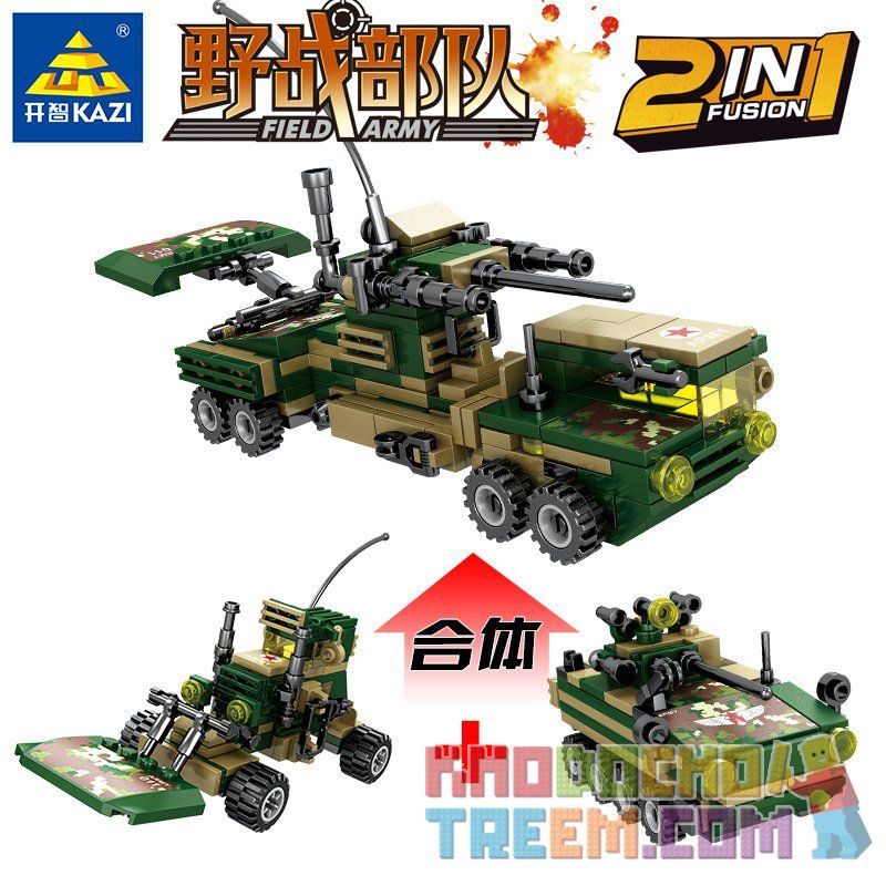 Kazi KY84067 84067 non  TÀU CHIẾN XUỒNG CAO TỐC XE RÀ MÌN BỌC THÉP TIÊM KÍCH TRỰC THĂNG ĐẤU bộ đồ chơi xếp lắp ráp ghép mô hình Field Army Chiến Trường 672 khối