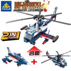 Kazi KY84067 84067 non  TÀU CHIẾN XUỒNG CAO TỐC XE RÀ MÌN BỌC THÉP TIÊM KÍCH TRỰC THĂNG ĐẤU bộ đồ chơi xếp lắp ráp ghép mô hình Field Army Chiến Trường 672 khối