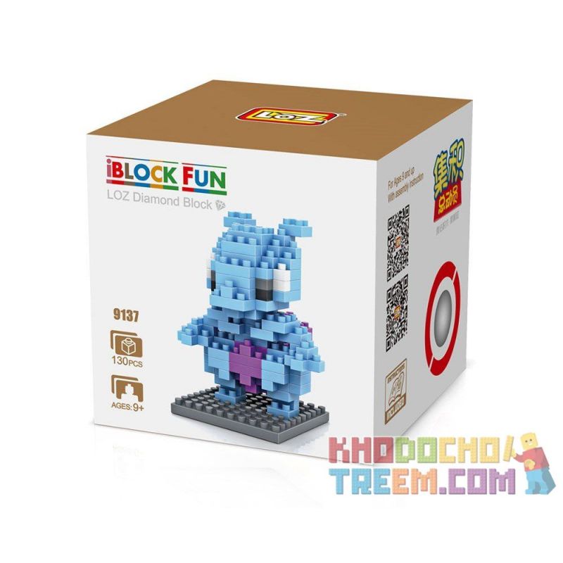 Loz 9137 Xếp hình kiểu Nanoblock Pokémon Pokemon Mewtwo 130 khối Loz 9137 Xếp hình kiểu Nanoblock Pokémon Pokemon Mewtwo 130 khối