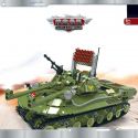 CAYI 2013 non Lego 279 XE TĂNG HẠT NHÂN KỸ THUẬT bộ đồ chơi xếp lắp ráp ghép mô hình Nuclear War Chiến Tranh Hạt Nhân 1517 khối