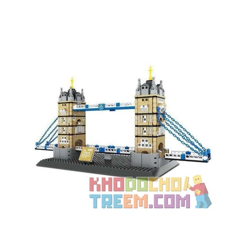WANGE 4219 non  CẦU THÁP LUÂN ĐÔN bộ đồ chơi xếp lắp ráp ghép mô hình Creator THE TOWER BRIDGE OF LODON-ENGLAND Sáng Tạo 969 khối WANGE 4219 non  CẦU THÁP LUÂN ĐÔN bộ đồ chơi xếp lắp ráp ghép mô hình Creator THE TOWER BRIDGE OF LODON-ENGLAND Sáng Tạo 969 khối