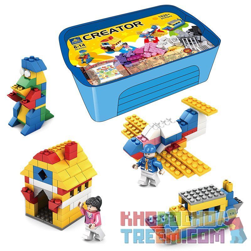Kazi KY015 non Lego SÁNG TẠO bộ đồ chơi xếp lắp ráp ghép mô hình Creator 1620 khối