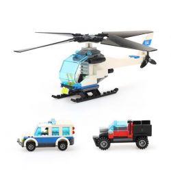 WANGE 6540 non  ĐỒN CẢNH SÁT bộ đồ chơi xếp lắp ráp ghép mô hình City POLICE STATION Thành Phố 882 khối