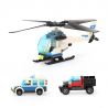 WANGE 6540 non  ĐỒN CẢNH SÁT bộ đồ chơi xếp lắp ráp ghép mô hình City POLICE STATION Thành Phố 882 khối