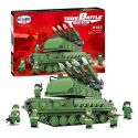 Winner 8103 non Lego XE TĂNG PHÒNG KHÔNG bộ đồ chơi xếp lắp ráp ghép mô hình Tank Battle TANKBATTLE Xe Tăng Đối Đầu 823 khối