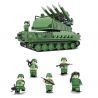 Winner 8103 non  XE TĂNG PHÒNG KHÔNG bộ đồ chơi xếp lắp ráp ghép mô hình Tank Battle TANKBATTLE Xe Tăng Đối Đầu 823 khối