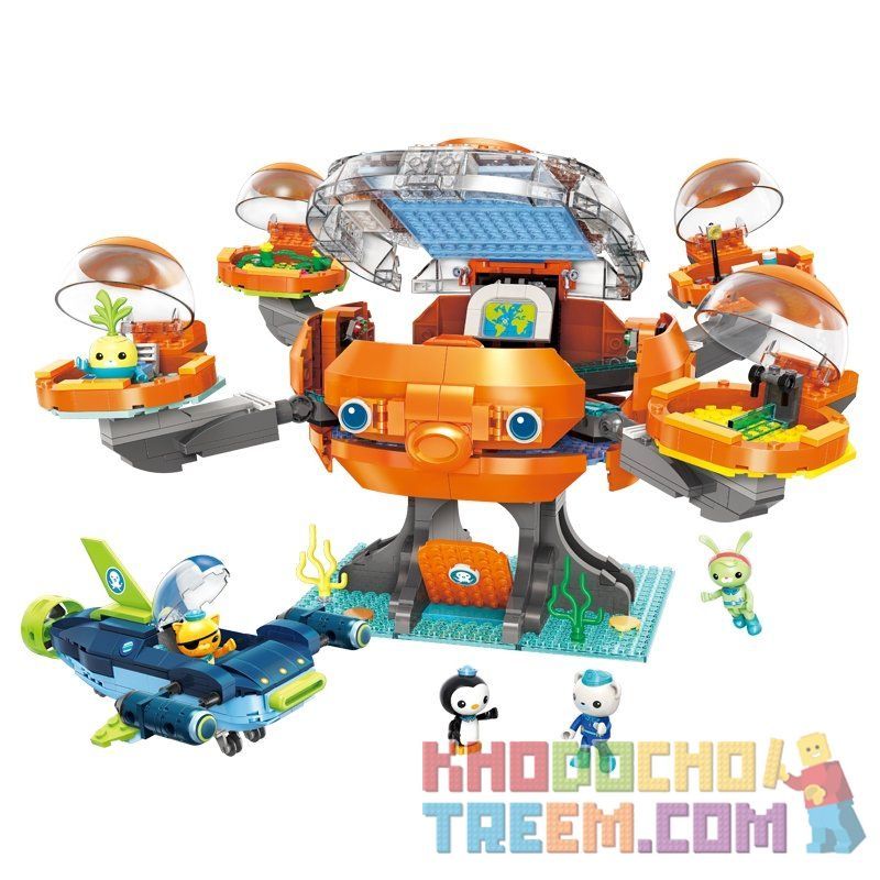 Enlighten 3716 Qman 3716 Xếp hình kiểu Lego OCTONAUTS Seabed Small Column Octopus Fort Set 2.0 Tàu Ngầm Bạch Thuộc 921 khối Enlighten 3716 Qman 3716 Xếp hình kiểu Lego OCTONAUTS Seabed Small Column Octopus Fort Set 2.0 Tàu Ngầm Bạch Thuộc 921 khối