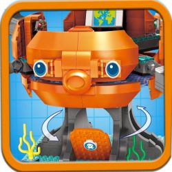 Enlighten 3716 Qman 3716 non  TÀU NGẦM BẠCH THUỘC bộ đồ chơi xếp lắp ráp ghép mô hình Octonauts Thám Hiểm Đại Dương 921 khối