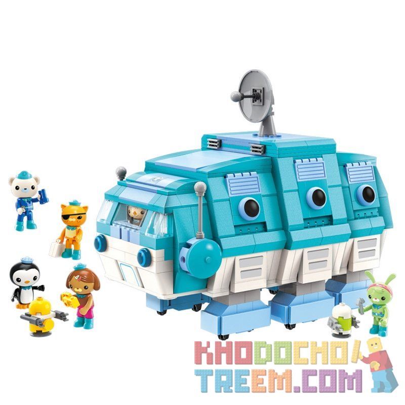 Enlighten 3715 Qman 3715 KEEPPLEY 3715 Xếp hình kiểu Lego OCTONAUTS Water Bear Bug Boat Thuyền bọ gấu nước 766 khối Enlighten 3715 Qman 3715 KEEPPLEY 3715 Xếp hình kiểu Lego OCTONAUTS Water Bear Bug Boat Thuyền bọ gấu nước 766 khối