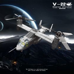 WANGE 5236 non  MÁY BAY V-22 bộ đồ chơi xếp lắp ráp ghép mô hình Military Army ZUIWENG PAVILION Quân Sự Bộ Đội 917 khối WANGE 5236 non  MÁY BAY V-22 bộ đồ chơi xếp lắp ráp ghép mô hình Military Army ZUIWENG PAVILION Quân Sự Bộ Đội 917 khối