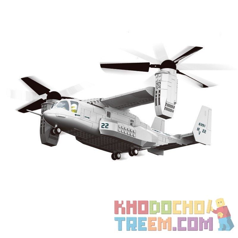 WANGE 5236 non  MÁY BAY V-22 bộ đồ chơi xếp lắp ráp ghép mô hình Military Army ZUIWENG PAVILION Quân Sự Bộ Đội 917 khối WANGE 5236 non  MÁY BAY V-22 bộ đồ chơi xếp lắp ráp ghép mô hình Military Army ZUIWENG PAVILION Quân Sự Bộ Đội 917 khối