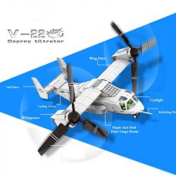 WANGE 5236 non  MÁY BAY V-22 bộ đồ chơi xếp lắp ráp ghép mô hình Military Army ZUIWENG PAVILION Quân Sự Bộ Đội 917 khối WANGE 5236 non  MÁY BAY V-22 bộ đồ chơi xếp lắp ráp ghép mô hình Military Army ZUIWENG PAVILION Quân Sự Bộ Đội 917 khối
