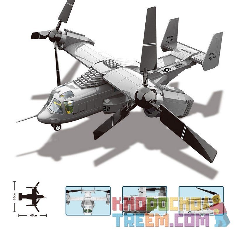 WANGE 5236 non  MÁY BAY V-22 bộ đồ chơi xếp lắp ráp ghép mô hình Military Army ZUIWENG PAVILION Quân Sự Bộ Đội 917 khối WANGE 5236 non  MÁY BAY V-22 bộ đồ chơi xếp lắp ráp ghép mô hình Military Army ZUIWENG PAVILION Quân Sự Bộ Đội 917 khối