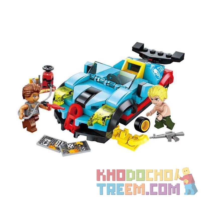 Enlighten 1926 Qman 1926 non  ĐỘI CẢNH SÁT ĐẶC NHIỆM bộ đồ chơi xếp lắp ráp ghép mô hình Police BATTLE FORCE 569 khối