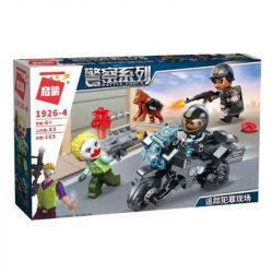 Enlighten 1926 Qman 1926 non  ĐỘI CẢNH SÁT ĐẶC NHIỆM bộ đồ chơi xếp lắp ráp ghép mô hình Police BATTLE FORCE 569 khối