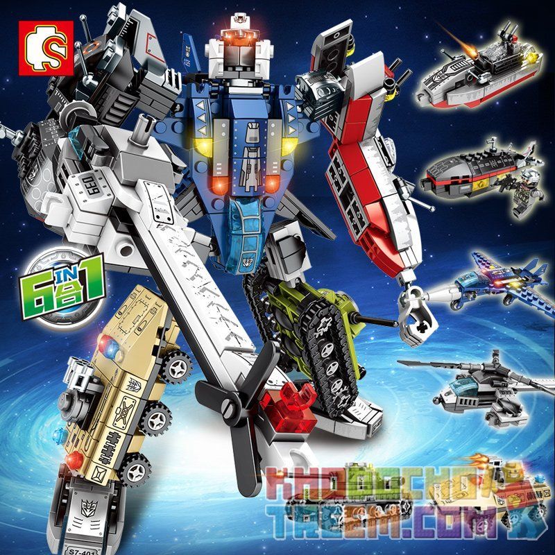 SEMBO 103099 103100 103101 103102 103103 103104 Xếp hình kiểu Lego TRANSFORMERS Mecha Of Steel Tàu Ngầm Trực Thăng Xe Bọc Thép Xe Tăng Máy Bay Tàu Chiến Kết Hợp Thành Người Máy gồm 6 hộp nhỏ lắp được SEMBO 103099 103100 103101 103102 103103 103104 Xếp hình kiểu Lego TRANSFORMERS Mecha Of Steel Tàu Ngầm Trực Thăng Xe Bọc Thép Xe Tăng Máy Bay Tàu Chiến Kết Hợp Thành Người Máy gồm 6 hộp nhỏ lắp được