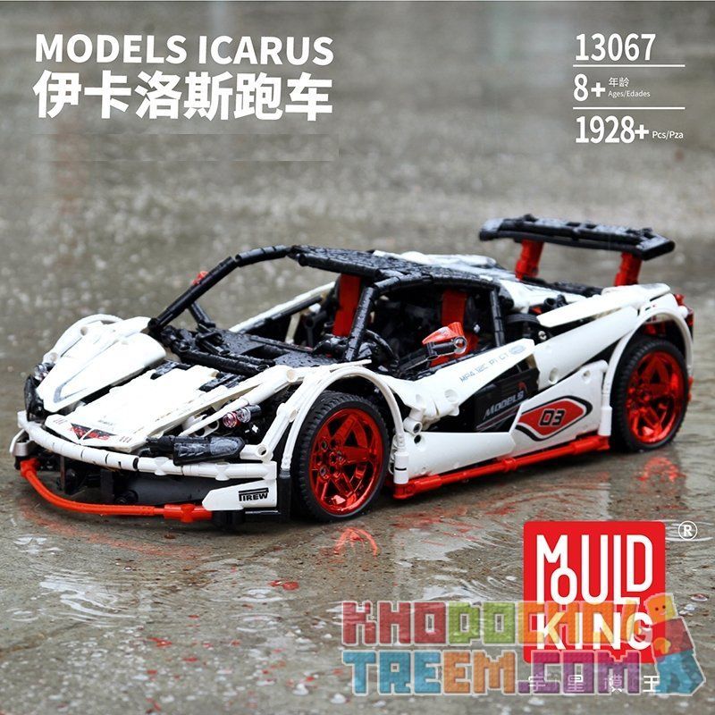 Mouldking 13067 Mould King 13067 Rebrickable Moc-4562 4562 Moc4562 Xếp Hình  Kiểu Lego Technic Icarus Supercar Siêu Xe Điều Khiển Từ Xa Giá Sốc Rẻ Nhất