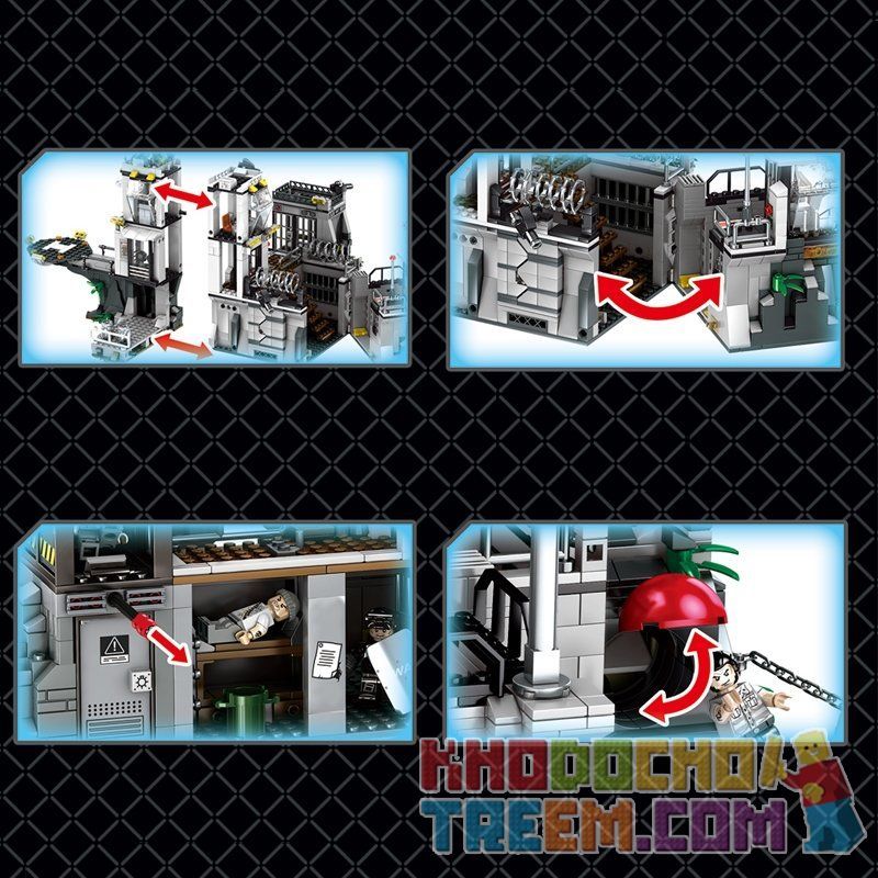 SEMBO 102487 non  NHÀ TÙ TRÊN ĐẢO bộ đồ chơi xếp lắp ráp ghép mô hình Swat Special Force Đặc Nhiệm 1548 khối SEMBO 102487 non  NHÀ TÙ TRÊN ĐẢO bộ đồ chơi xếp lắp ráp ghép mô hình Swat Special Force Đặc Nhiệm 1548 khối