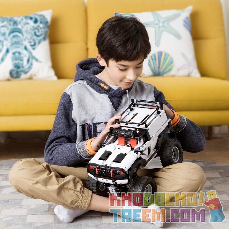 XIAOMI MITU MI ONEBOT YYSQC01IOI 01IOI Xếp hình kiểu   Cars Terrain Xe ô Tô Địa Hình 1500 khối điều khiển từ xa XIAOMI MITU MI ONEBOT YYSQC01IOI 01IOI Xếp hình kiểu   Cars Terrain Xe ô Tô Địa Hình 1500 khối điều khiển từ xa