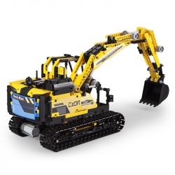 CADA C51026 51026 non  ROBOT BIẾN HÌNH MÁY XÚC ĐIỀU KHIỂN TỪ XA bộ đồ chơi xếp lắp ráp ghép mô hình  ROCK MAN Kỹ Thuật Công Nghệ Cao Mô Hình Phương Tiện 930 khối