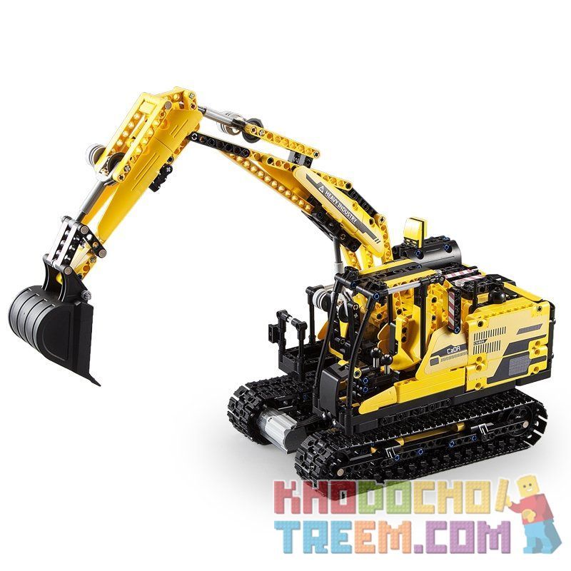 CADA C51026 51026 non  ROBOT BIẾN HÌNH MÁY XÚC ĐIỀU KHIỂN TỪ XA bộ đồ chơi xếp lắp ráp ghép mô hình  ROCK MAN Kỹ Thuật Công Nghệ Cao Mô Hình Phương Tiện 930 khối
