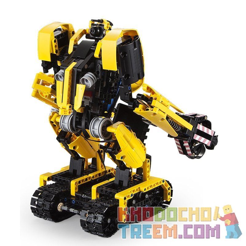 CADA C51026 51026 non  ROBOT BIẾN HÌNH MÁY XÚC ĐIỀU KHIỂN TỪ XA bộ đồ chơi xếp lắp ráp ghép mô hình  ROCK MAN Kỹ Thuật Công Nghệ Cao Mô Hình Phương Tiện 930 khối