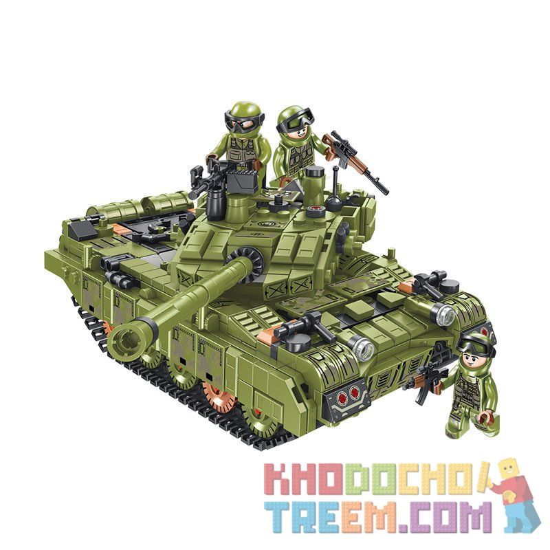 PanlosBrick 621021 Panlos Brick 621021 non  ROBOT BIẾN HÌNH XE TĂNG bộ đồ chơi xếp lắp ráp ghép mô hình Transformers SUPER DEFORMATION TYPE 99 MAIN BATTLE TANK Robot Đại Chiến Người Máy Biến Hình 830 khối