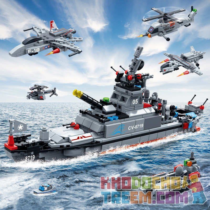 GUDI 8719 non  SIÊU HẠM ĐỘI 8 TÀU CHIẾN bộ đồ chơi xếp lắp ráp ghép mô hình Military Army SUPER SENTAI Quân Sự Bộ Đội 689 khối GUDI 8719 non  SIÊU HẠM ĐỘI 8 TÀU CHIẾN bộ đồ chơi xếp lắp ráp ghép mô hình Military Army SUPER SENTAI Quân Sự Bộ Đội 689 khối